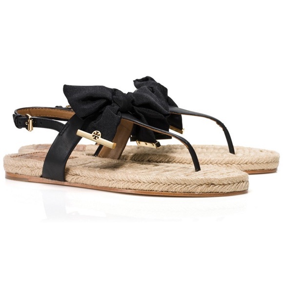 tory burch bow sandals